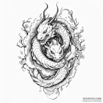 Glitch art portrait, concept art for tattoo,… — эскиз тату (№1750539937_1, 21.06.2025 21:05) — Tatufoto.com
