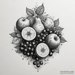 A powerful blender blending fruit, healthy,,… — эскиз тату (№1750540704_0, 21.06.2025 21:18) — Tatufoto.com