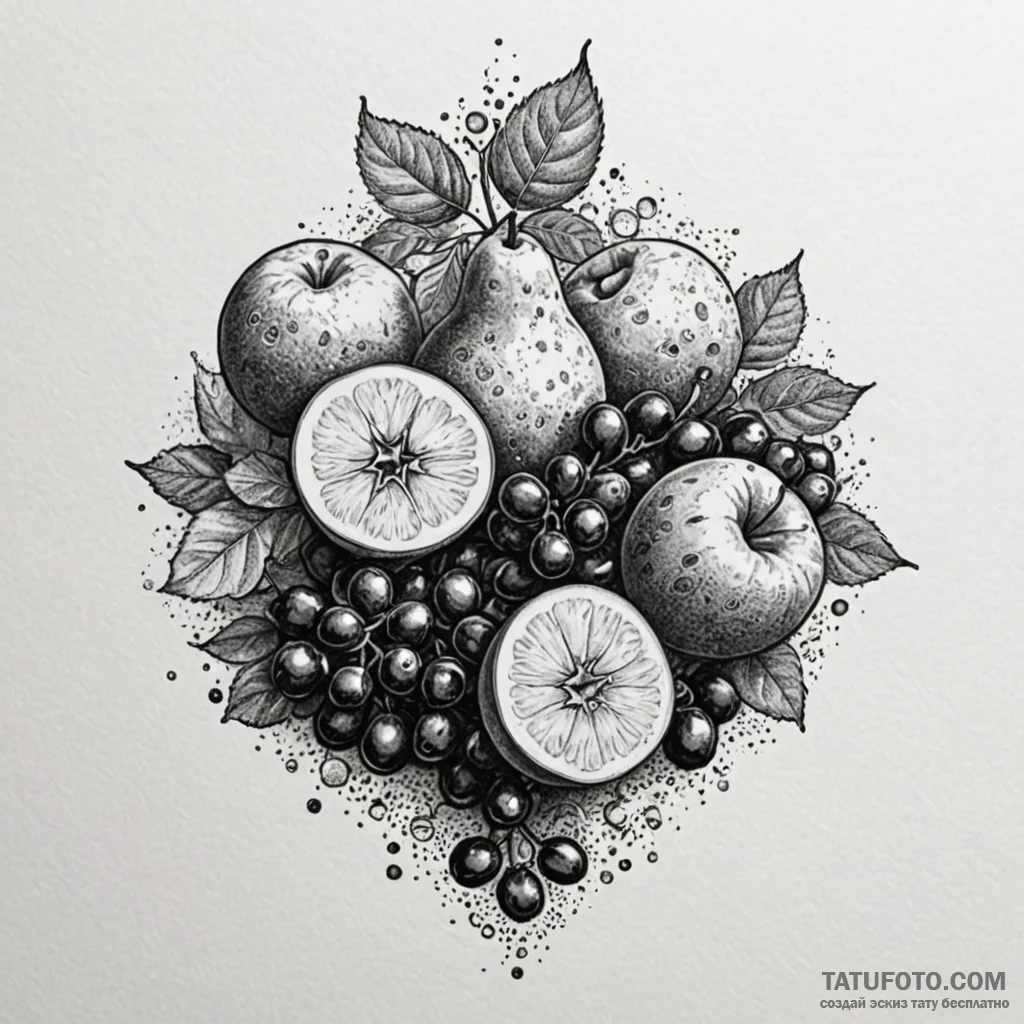 A powerful blender blending fruit, healthy,,... - эскиз тату (№1750540704_0, 21.06.2025 21:18) — Tatufoto.com