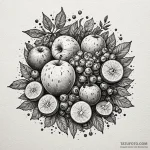 A powerful blender blending fruit, healthy,,… — эскиз тату (№1750540704_1, 21.06.2025 21:18) — Tatufoto.com