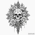 Samurai, tattoo sketch design, chicano tattoo… — эскиз тату (№1750540795_1, 21.06.2025 21:19) — Tatufoto.com