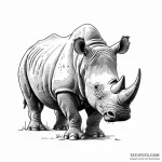 Rhinoceros — эскиз тату (№1750541484_1, 21.06.2025 21:31) — Tatufoto.com