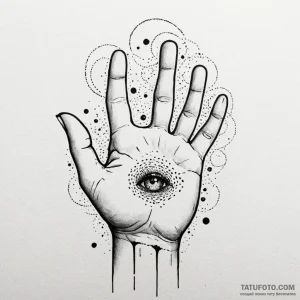 Fingers gently touching the surface of water,... - эскиз тату (№1750543098_1, 21.06.2025 21:58) — Tatufoto.com