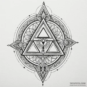 The triforce (from the legend of zelda), tatt... - эскиз тату (№1750543187_0, 21.06.2025 21:59) — Tatufoto.com