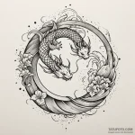 Quartz shell spiraling through stars, artisti… — эскиз тату (№1750544124_0, 21.06.2025 22:15) — Tatufoto.com