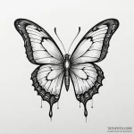Arcane butterfly with eyes on wings, tattoo f… — эскиз тату (№1750545315_1, 21.06.2025 22:35) — Tatufoto.com