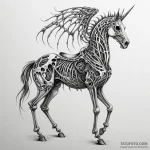 Harbinger of death on a skeletal steed, tatto… — эскиз тату (№1750546005_0, 21.06.2025 22:46) — Tatufoto.com
