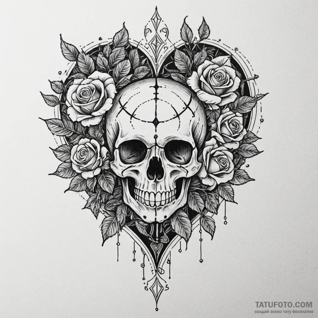 Caged heart glowing softly, tattoo drawing ou... - эскиз тату (№1750547978_0, 21.06.2025 23:19) — Tatufoto.com