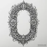 Blood glyph carved in stone arch, tattoo sket… — эскиз тату (№1750548926_0, 21.06.2025 23:35) — Tatufoto.com
