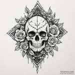 Ivory arrow shattering sigil, ink illustratio… — эскиз тату (№1750553164_0, 22.06.2025 00:46) — Tatufoto.com