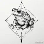 Glass frog, tattoo line art, dotwork tattoo s… — эскиз тату (№1750556118_0, 22.06.2025 01:35) — Tatufoto.com