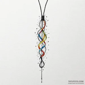 Unplugged cord, dangling, tattoo drawing outl... - эскиз тату (№1750556837_0, 22.06.2025 01:47) — Tatufoto.com