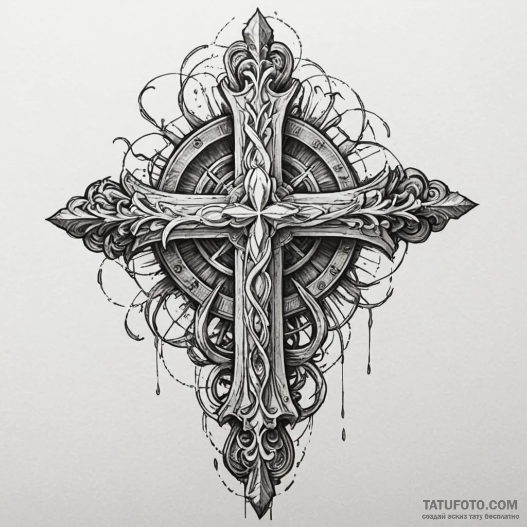 Paean to a fallen god, etched in stone, conce... - эскиз тату (№1750557016_0, 22.06.2025 01:50) — Tatufoto.com