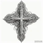 Paean to a fallen god, etched in stone, conce… — эскиз тату (№1750557016_1, 22.06.2025 01:50) — Tatufoto.com