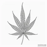 Hemp — эскиз тату (№1750557703_0, 22.06.2025 02:01) — Tatufoto.com