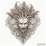 Mandrake root screaming silently, artistic ta… — эскиз тату (№1750558816_0, 22.06.2025 02:20) — Tatufoto.com