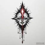 Ritual blade dripping spectral light, tattoo… — эскиз тату (№1750560344_0, 22.06.2025 02:45) — Tatufoto.com