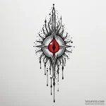 Ritual blade dripping spectral light, tattoo… — эскиз тату (№1750560344_1, 22.06.2025 02:45) — Tatufoto.com