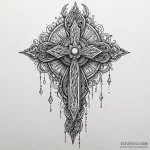 Knife forged from celestial ice, tattoo sketc… — эскиз тату (№1750561358_0, 22.06.2025 03:02) — Tatufoto.com