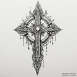 Knife forged from celestial ice, tattoo sketc… — эскиз тату (№1750561358_1, 22.06.2025 03:02) — Tatufoto.com