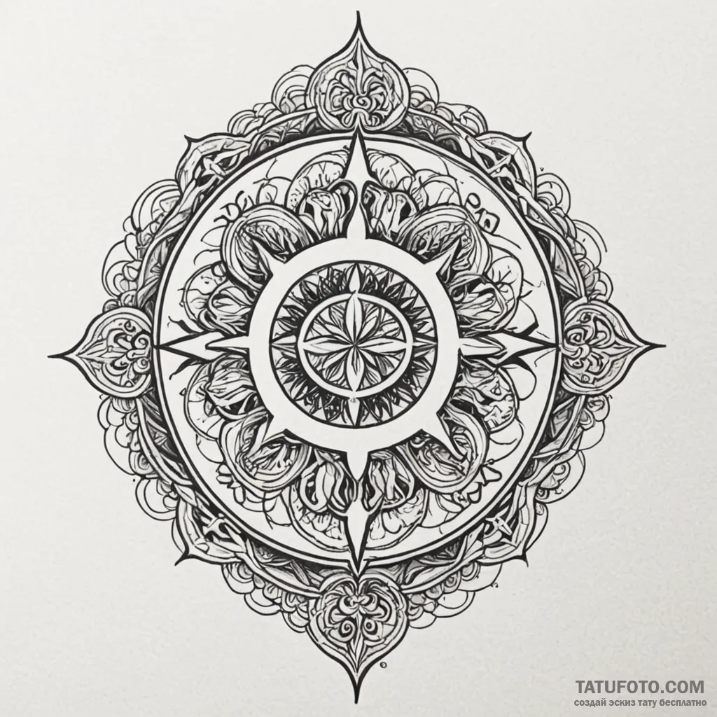 Keystone fractured with sigils, tattoo sketch... - эскиз тату (№1750562126_1, 22.06.2025 03:15) — Tatufoto.com