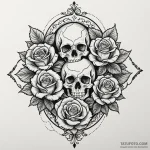 Y, tattoo flash sheet design, muted color pal… — эскиз тату (№1750563326_1, 22.06.2025 03:35) — Tatufoto.com