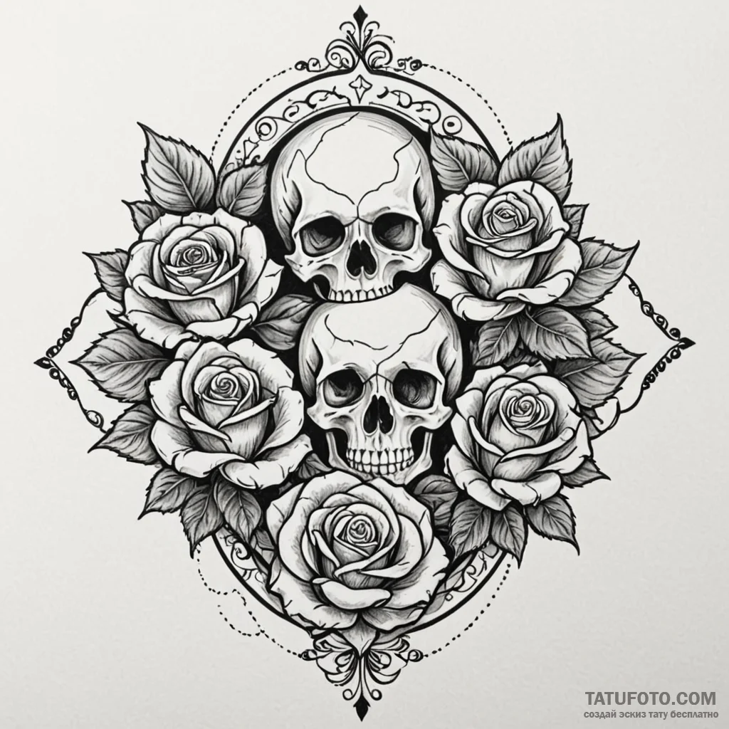 Y, tattoo flash sheet design, muted color pal... - эскиз тату (№1750563326_1, 22.06.2025 03:35) — Tatufoto.com