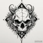 Amphibian skull with crystals, concept art fo… — эскиз тату (№1750564101_1, 22.06.2025 03:48) — Tatufoto.com