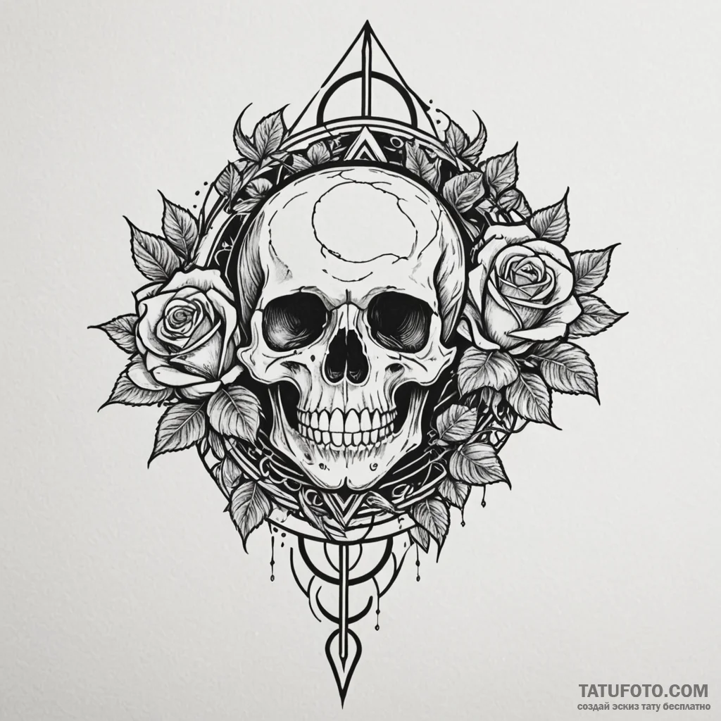 Forgotten sigil beneath spectral storm, conce... - эскиз тату (№1750564185_0, 22.06.2025 03:49) — Tatufoto.com