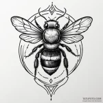 Bumblebee, concept art for tattoo, old school… — эскиз тату (№1750565458_0, 22.06.2025 04:10) — Tatufoto.com