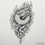 Jade talon grasping ancient scroll, tattoo li… — эскиз тату (№1750565642_1, 22.06.2025 04:14) — Tatufoto.com