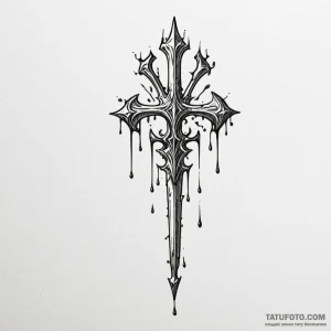 Broken scepter dripping shadows, concept art... - эскиз тату (№1750572221_1, 22.06.2025 06:03) — Tatufoto.com