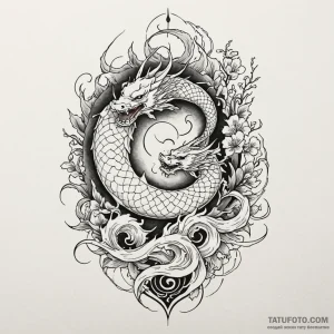 Night sigil beneath shattered spire, tattoo l... - эскиз тату (№1750579307_0, 22.06.2025 08:01) — Tatufoto.com