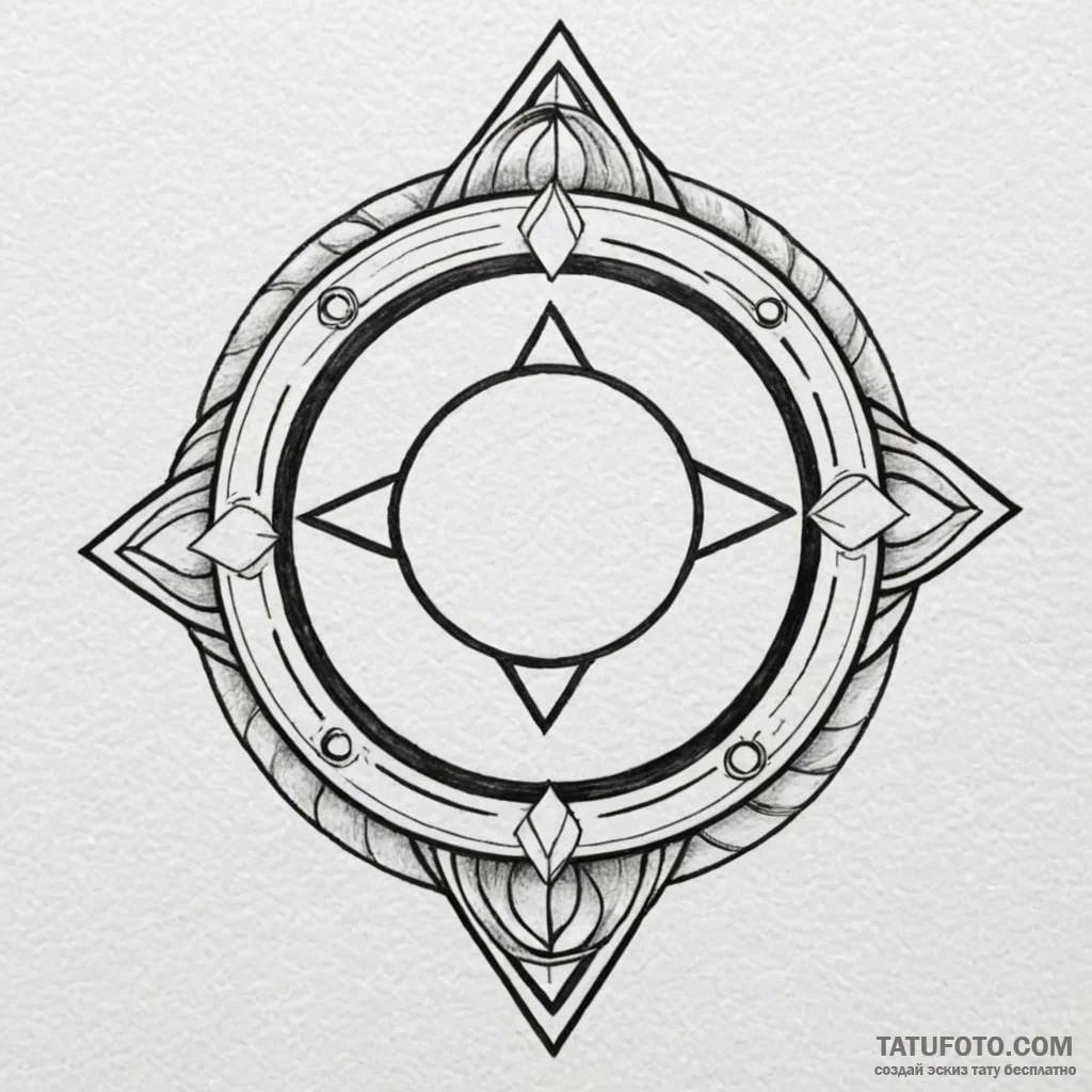 Solar eclipse with a diamond ring effect, tat... - эскиз тату (№1750579666_0, 22.06.2025 08:07) — Tatufoto.com