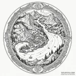 Map coordinates of a birthplace or significan… — эскиз тату (№1750580360_0, 22.06.2025 08:19) — Tatufoto.com