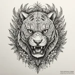 Night vision goggle’s view of a predator in t… — эскиз тату (№1750580617_1, 22.06.2025 08:23) — Tatufoto.com