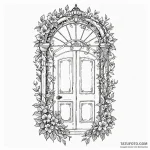 Birdcage, door open, with a vine of flowers g… — эскиз тату (№1750580802_1, 22.06.2025 08:26) — Tatufoto.com