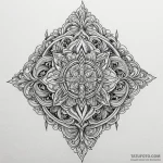 X, tattoo drawing outline, ornamental tattoo,… — эскиз тату (№1750601295_0, 22.06.2025 14:08) — Tatufoto.com