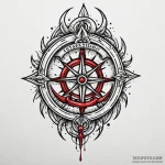 Blood glyph traced in frost, artistic tattoo… — эскиз тату (№1750601381_0, 22.06.2025 14:09) — Tatufoto.com