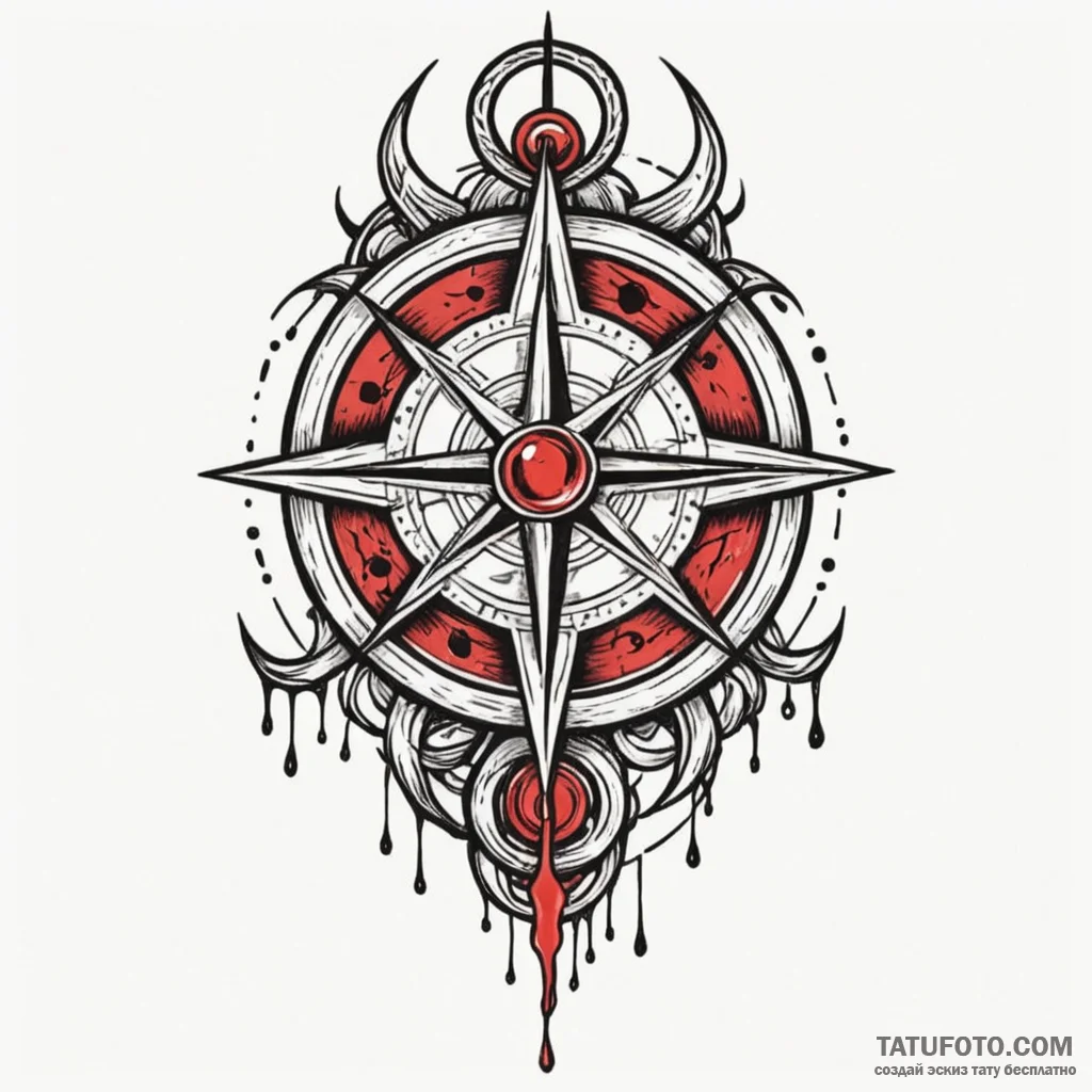 Blood glyph traced in frost, artistic tattoo... - эскиз тату (№1750601381_1, 22.06.2025 14:09) — Tatufoto.com