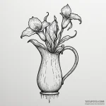 A pitcher plant, tattoo flash sheet design, o… — эскиз тату (№1750604723_0, 22.06.2025 15:05) — Tatufoto.com