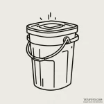 Trash can icon from computer desktop, tattoo… — эскиз тату (№1750604922_0, 22.06.2025 15:08) — Tatufoto.com