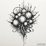 G, ink illustration for tattoo, rough sketchy… — эскиз тату (№1750605114_0, 22.06.2025 15:11) — Tatufoto.com