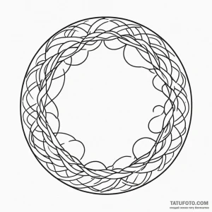 Circle - эскиз тату (№1750605693_1, 22.06.2025 15:21) — Tatufoto.com