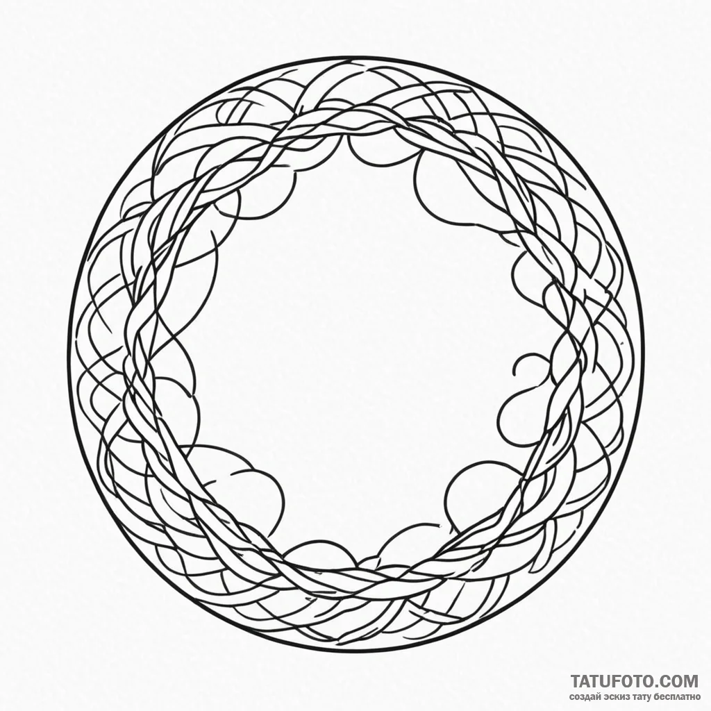 Circle - эскиз тату (№1750605693_1, 22.06.2025 15:21) — Tatufoto.com