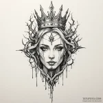 Forgotten blade crowned with roots, tattoo fl… — эскиз тату (№1750608564_0, 22.06.2025 16:09) — Tatufoto.com