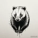 Badger — эскиз тату (№1750609098_0, 22.06.2025 16:18) — Tatufoto.com