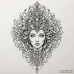 Key crowned in spectral light, concept art fo… — эскиз тату (№1750610991_0, 22.06.2025 16:49) — Tatufoto.com