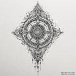 Filigree key made from recycled, compressed m… — эскиз тату (№1750611087_0, 22.06.2025 16:51) — Tatufoto.com