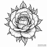 Ashen rose with black petals, tattoo sketch d… — эскиз тату (№1750612156_1, 22.06.2025 17:09) — Tatufoto.com
